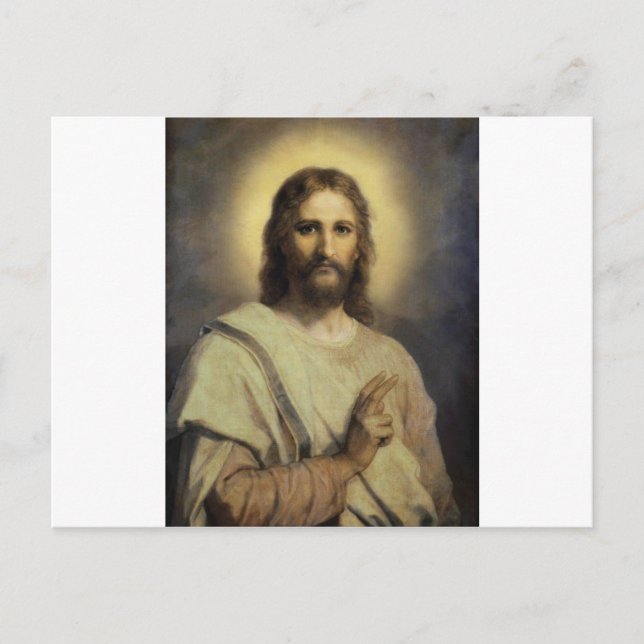 Das Bild des Herrn - Heinrich Hofmann Postkarte (Vorderseite)
