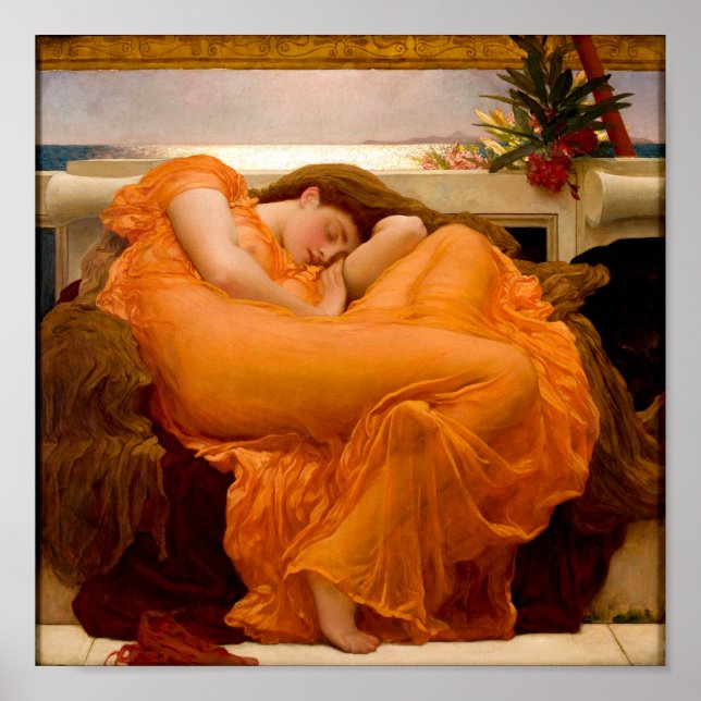 Das Bild vom Juni von Frederic Leighton Poster (Vorne)