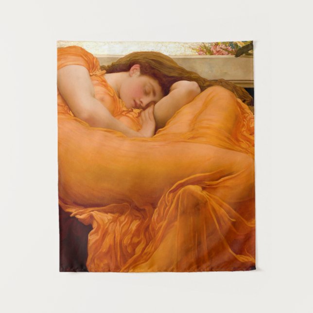 Das Bild vom Juni von Frederic Leighton Wandteppich (Vorderseite)