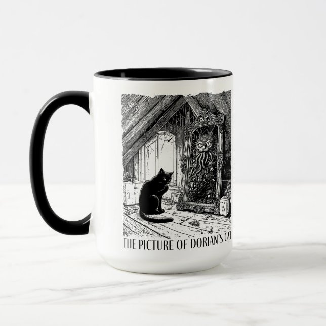 Das Bild von Dorians Katze Tasse (Links)