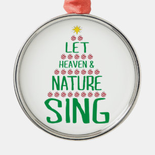 Das Bild von Himmel und Natur gelassen Weihnachtsb Ornament Aus Metall