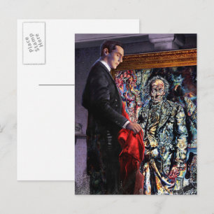 Das Bildnis des Dorian Gray Gothic-Horror-Postkart Postkarte