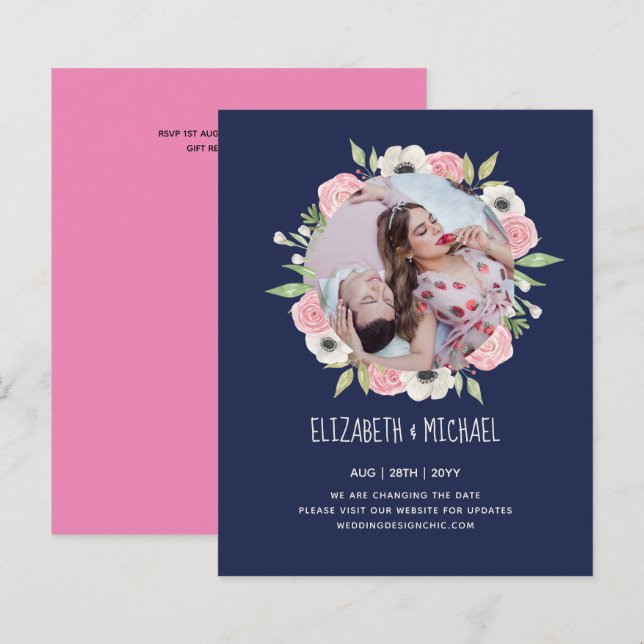 Das billigste FOTO ändert das Datum des Blumenscha (Vorne/Hinten)