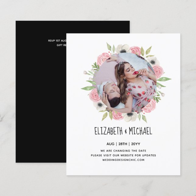 Das billigste FOTO ändert das Datum des Blumenscha (Vorne/Hinten)