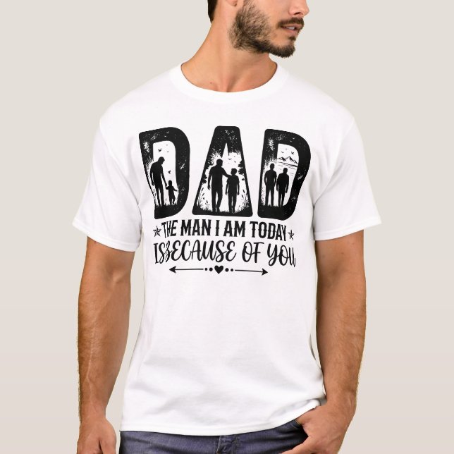 Das bin ich heute Dad-Shirt T-Shirt (Vorderseite)
