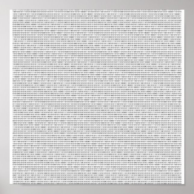 Das binäre Poster! Poster (Vorne)