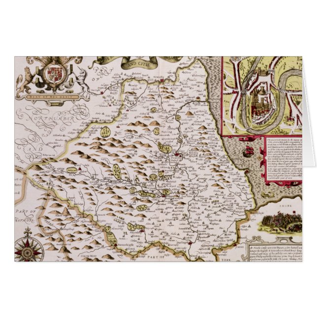 Das Bishoprick und die Stadt von Durham (Vorderseite (Horizontal))