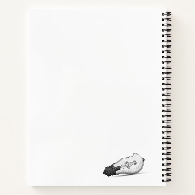 Das Bit-Notebook Notizbuch (Rückseite)