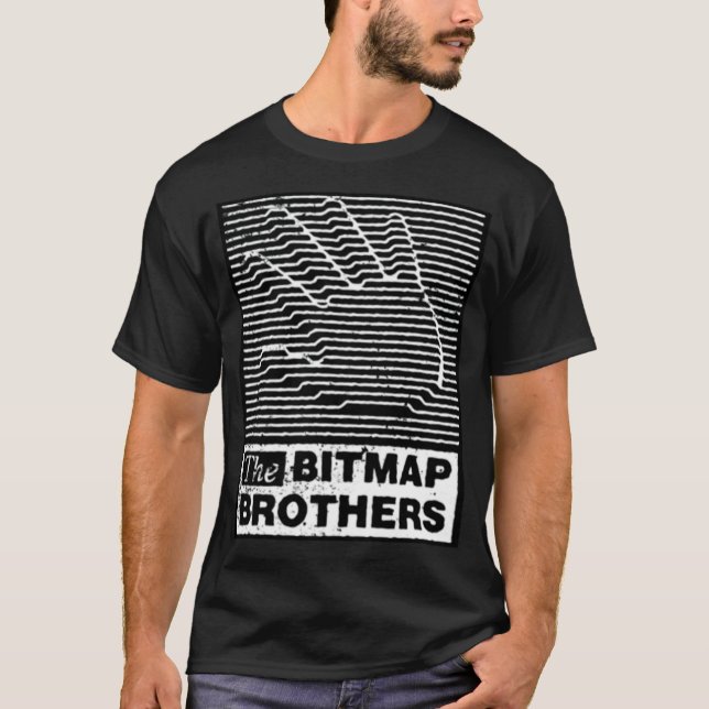 Das Bitmap Brothers 90er Videospiel-Logo T-Shirt (Vorderseite)