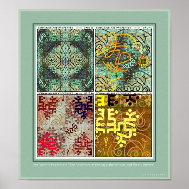 Das Blatt, der Gelehrte und das Ox Drivers Poster (Vorne)