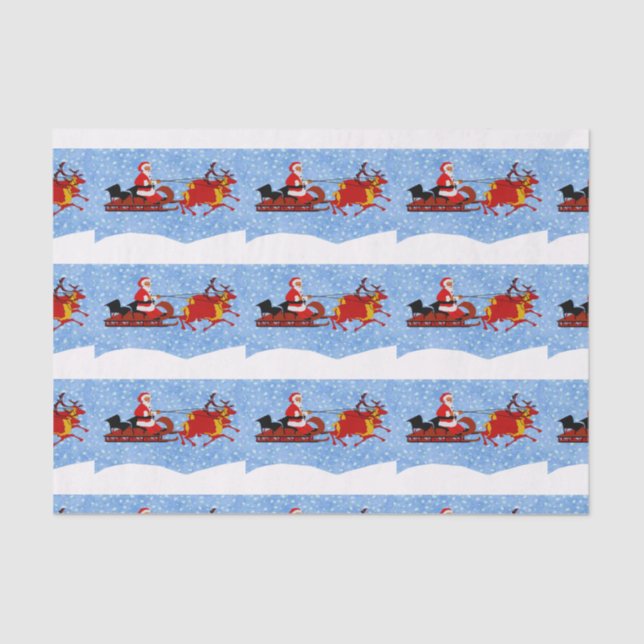 Das Blatt Papier des Weihnachtsmanns (Vorderseite)
