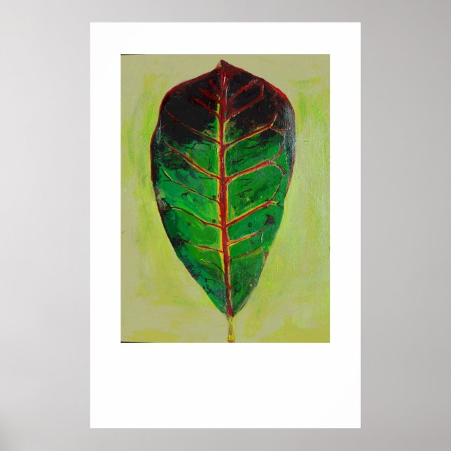 Das Blatt Poster (Vorne)