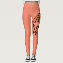 Das blaue Auge des spoky Pumpkins Leggings