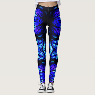 Das blaue Avatara-Glühen Leggings