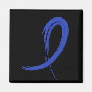 Das blaue Band A4 des rektalen Krebses Magnet