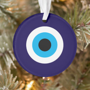 Das blaue Böse Auge Weihnachtsschmuck Ornament