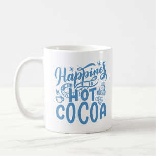 Das blaue Glück ist heißer Kakao Kaffeetasse