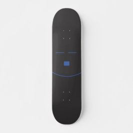 Das blaue Lächeln Skateboard