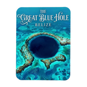 Das Blaue Loch Belize Magnet