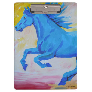 Das blaue Pferd Klemmbrett