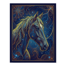 Das Blaue Pferd Träumt