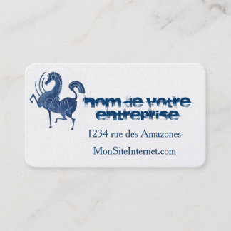 Das blaue Pferd Visitenkarte