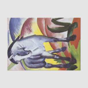 Das Blaue Pferd von Franz Marc Tissue Seidenpapier