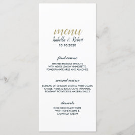 Das blaue Riff | Nautical Wedding Menu Menükarte