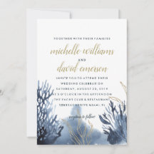 Das blaue Riff | Nautische Hochzeit