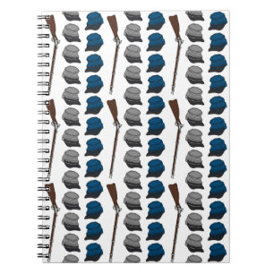 Das Blaue und das Grau Notizblock
