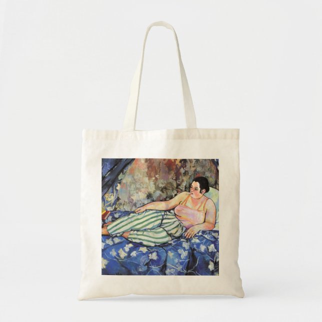 Das Blaue Zimmer von Suzanne Valadon Tragetasche (Vorne)