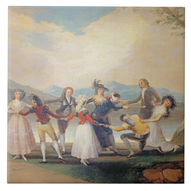 Das blinde B Mannes Francisco Jose de Goya y Fliese (Vorderseite)