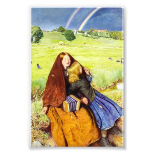 Das blinde Mädchen von John Everett Millais Fotodruck