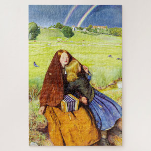 Das blinde Mädchen von John Everett Millais Puzzle