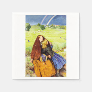 Das blinde Mädchen von John Everett Millais Serviette