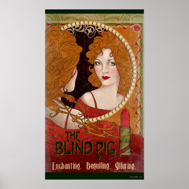 DAS BLINDE PIG™-Vintage Artwork Poster (Vorne)