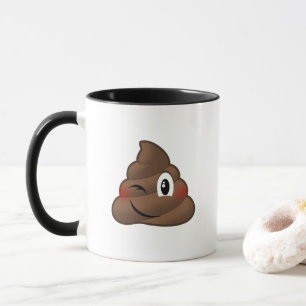 Das Blinzeln kacken Emoji Tasse
