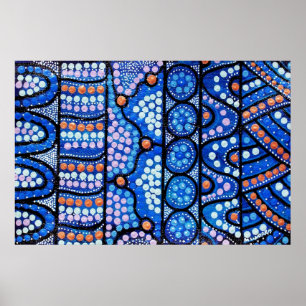 Das Blue Poster der Reise