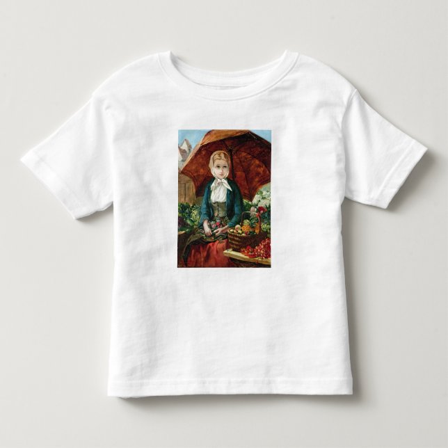 Das Blumenmädchen Kleinkind T-shirt (Vorderseite)