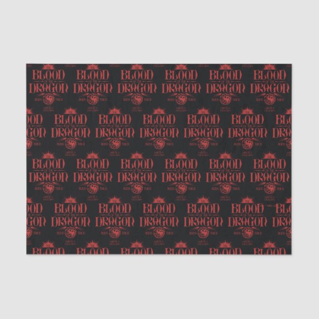 Das Blut des Drachen spielt dick Seidenpapier (Vorderseite)