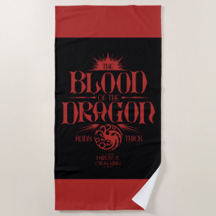 Das Blut des Drachen spielt dick Strandtuch