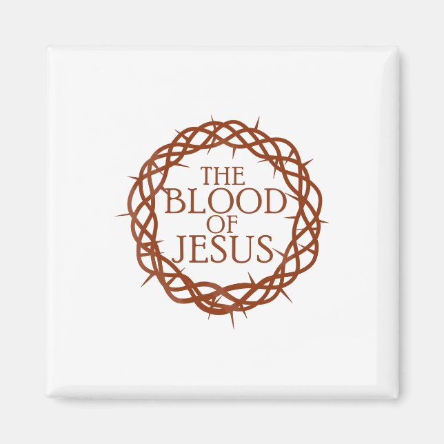 Das Blut Jesu Magnet (Vorne)