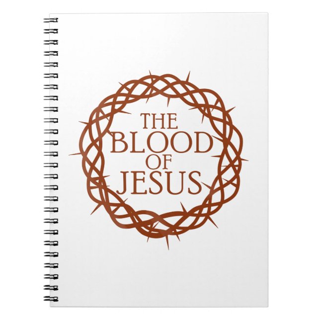 Das Blut Jesu Notizblock (Vorderseite)
