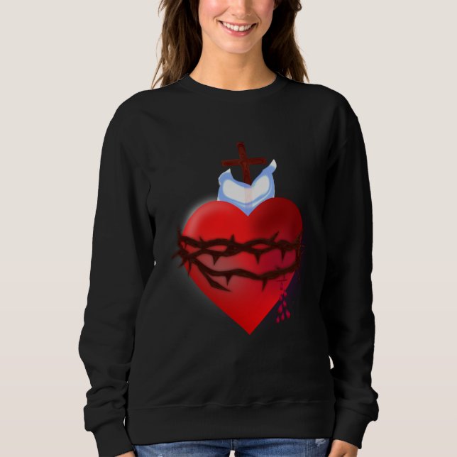 Das Blut Jesu Sweatshirt (Vorderseite)