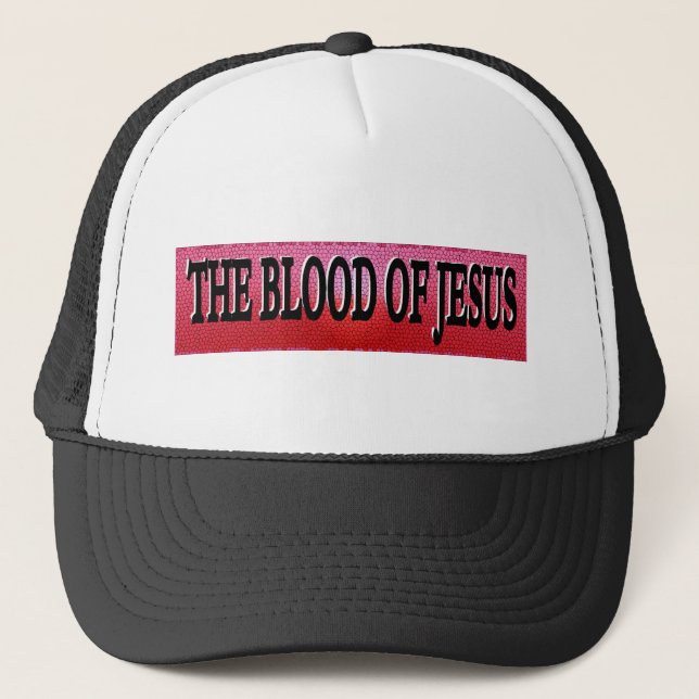 Das Blut Jesu Truckerkappe (Vorderseite)