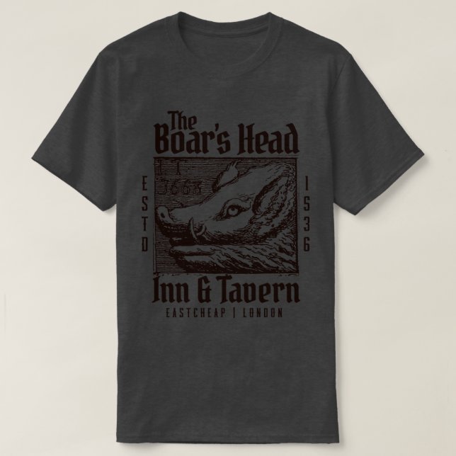 Das Boars Head Inn and Taverne T-Shirt (Design vorne)