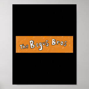 Das Bogus Bros Halloween-Heist-Box-Logo Poster