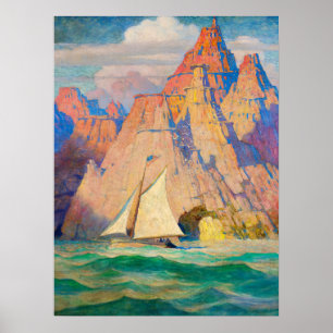 Das Bonadventure von Newell Convers Wyeth Poster