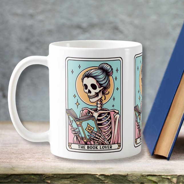 Das Book Lover Tarot Card Book Lover's Kaffeetasse (Von Creator hochgeladen)