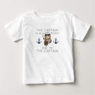 Das Booten des Kapitäns ist immer richtig, und ic Baby T-shirt